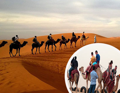 Dubai desert camel ride tour